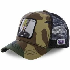 Capslab Casquette Dragon Ball Z Cell Camouflage for Accessoires textile Couleur Vert