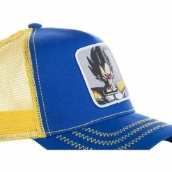 Capslab Casquette Dragon Ball Z Vegeta Bleu filet Jaune for Accessoires textile Couleur Bleu -Capslab Soldes Magasin 15850510 500 C