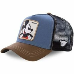 Capslab Casquette Disney Mickey Bleu et Marron for Accessoires textile Couleur Bleu