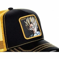 Capslab Casquette Dragon Ball Z Saiyan Jaune for Accessoires textile Couleur Noir -Capslab Soldes Magasin 15850595 500 C