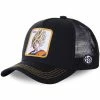 Capslab Casquette trucker Dragon Ball Z Goku Saiyan for Accessoires textile Couleur Noir