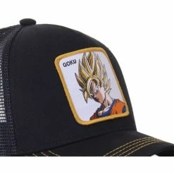 Capslab Casquette trucker Dragon Ball Z Goku Saiyan for Accessoires textile Couleur Noir -Capslab Soldes Magasin 16357874 500 C