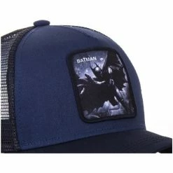 Capslab Casquette trucker DC Comics Batman Bleu Marine for Accessoires textile Couleur Bleu -Capslab Soldes Magasin 16628319 500 C