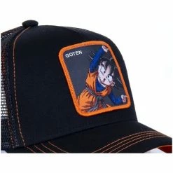 Capslab Casquette trucker Dragon Ball Z Goten Noir for Accessoires textile Couleur Noir -Capslab Soldes Magasin 16882475 500 C