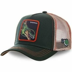 Capslab Casquette trucker Dragon Ball Z Shenron Kaki for Accessoires textile Couleur Vert