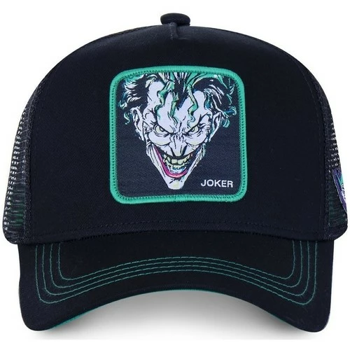 Capslab Casquette DC Comics Joker Noir for Accessoires textile Couleur Noir 2 Capslab Casquette DC Comics Joker Noir for Accessoires textile Couleur Noir – Image 2