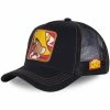 Capslab Casquette Trucker Looney Tunes Speedy Gonzales Noir for Accessoires textile Couleur Noir