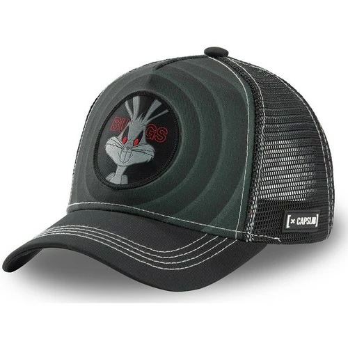 Capslab Casquette Looney Tunes Bugs Bunny Gris Filet Noir for Accessoires textile Couleur Gris 1 Capslab Casquette Looney Tunes Bugs Bunny Gris Filet Noir for Accessoires textile Couleur Gris
