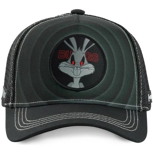 Capslab Casquette Looney Tunes Bugs Bunny Gris Filet Noir for Accessoires textile Couleur Gris 2 Capslab Casquette Looney Tunes Bugs Bunny Gris Filet Noir for Accessoires textile Couleur Gris – Image 2