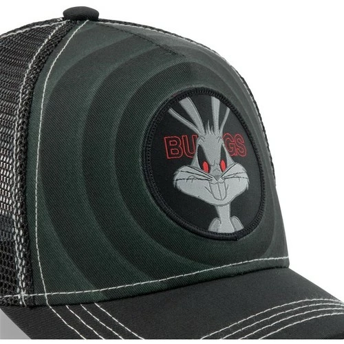 Capslab Casquette Looney Tunes Bugs Bunny Gris Filet Noir for Accessoires textile Couleur Gris 3 Capslab Casquette Looney Tunes Bugs Bunny Gris Filet Noir for Accessoires textile Couleur Gris – Image 3