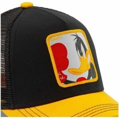 Capslab Casquette Looney Tunes Daffy Noir Visière Jaune for Accessoires textile Couleur Noir -Capslab Soldes Magasin 17641118 500 C