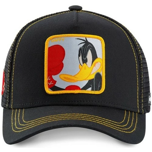 Capslab Casquette Looney Tunes Daffy Noir et Jaune for Accessoires textile Couleur Noir 2 Capslab Casquette Looney Tunes Daffy Noir et Jaune for Accessoires textile Couleur Noir – Image 2