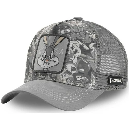 Capslab Casquette Looney Tunes Bugs Bunny Gris Clair for Accessoires textile Couleur Gris 1 Capslab Casquette Looney Tunes Bugs Bunny Gris Clair for Accessoires textile Couleur Gris