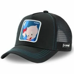 Capslab Casquette Looney Tunes Porky Pig Noir for Accessoires textile Couleur Noir