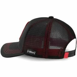 Capslab Casquette Albator Captain Noir et Rouge for Accessoires textile Couleur Noir -Capslab Soldes Magasin 17761484 500 C