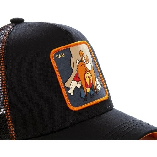 Capslab Casquette trucker Looney Tunes Sam le pirate noir for Accessoires textile Couleur Noir 3 Capslab Casquette trucker Looney Tunes Sam le pirate noir for Accessoires textile Couleur Noir – Image 3