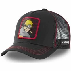 Capslab Casquette Naruto Noir Bordure Rouge for Accessoires textile Couleur Noir