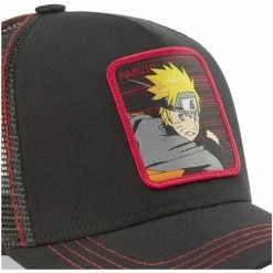 Capslab Casquette Naruto Noir Bordure Rouge for Accessoires textile Couleur Noir -Capslab Soldes Magasin 18367657 500 C