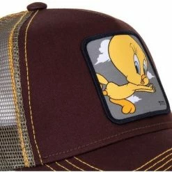 Capslab LOONEY TUNES Casquette Homme MicroCoton TIT 1 CAPSL for Accessoires textile Couleur Marron -Capslab Soldes Magasin 18586008 500 C