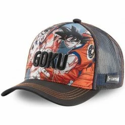 Capslab DRAGON BALL Z Casquette Homme GOK Orange for Accessoires textile Couleur Noir