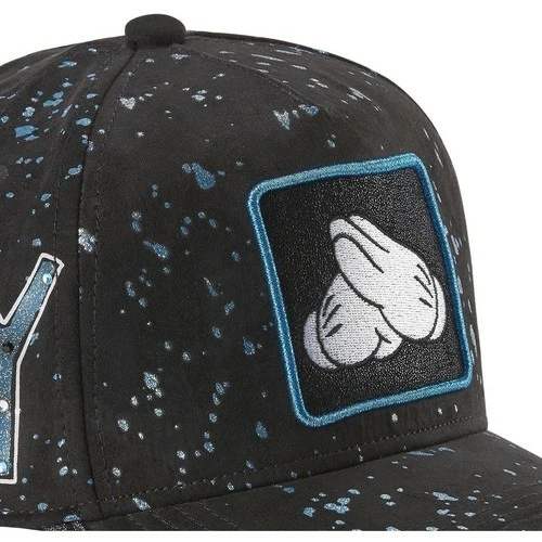 Capslab Casquette Disney Mickey effet Peinture Hand for Accessoires textile Couleur Noir 3 Capslab Casquette Disney Mickey effet Peinture Hand for Accessoires textile Couleur Noir – Image 3