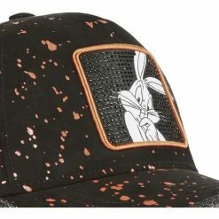 Capslab Casquette Looney Tunes Bugs Bunny effet Peinture for Accessoires textile Couleur Noir -Capslab Soldes Magasin 19583800 500 C