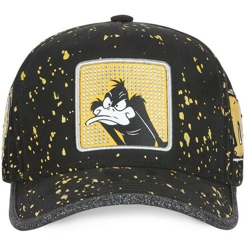 Capslab Casquette Looney Tunes Daffy Duck effet Peinture for Accessoires textile Couleur Noir 2 Capslab Casquette Looney Tunes Daffy Duck effet Peinture for Accessoires textile Couleur Noir – Image 2