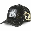Capslab Casquette Looney Tunes Taz effet Peinture for Accessoires textile Couleur Noir