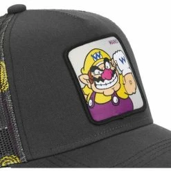 Capslab Casquette Trucker Super Mario Wario for Accessoires textile Couleur Gris 5 Capslab Casquette Trucker Super Mario Wario for Accessoires textile Couleur Gris -Capslab Soldes Magasin 19583811 500 C