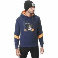 Capslab Sweat Ă capuche homme Dragon Ball Z Goku for Sweats & Polaires Couleur Bleu