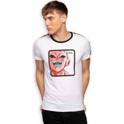 Capslab T-Shirt homme Dragon Ball Z Buu Blanc for T-shirts & Polos Couleur Blanc