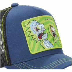 Capslab Casquette trucker Rick et Morty Psy for Accessoires textile Couleur Bleu -Capslab Soldes Magasin 20622397 500 C