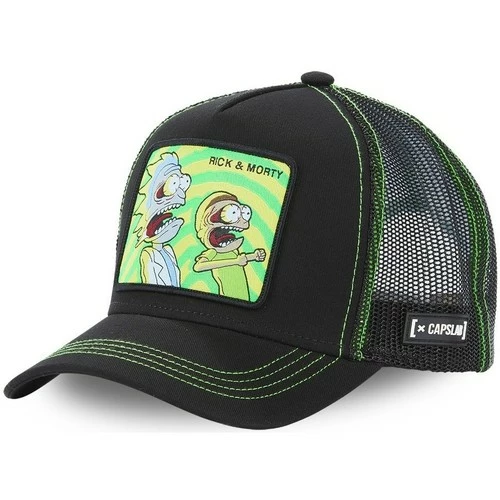 Capslab Casquette trucker Rick et Morty Psy for Accessoires textile Couleur Noir 1 Capslab Casquette trucker Rick et Morty Psy for Accessoires textile Couleur Noir