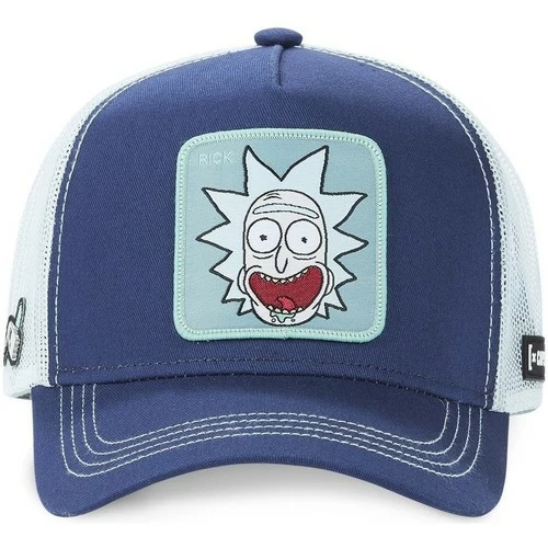 Capslab Casquette trucker Rick et Morty Rick Sanchez for Accessoires textile Couleur Bleu 2 Capslab Casquette trucker Rick et Morty Rick Sanchez for Accessoires textile Couleur Bleu – Image 2