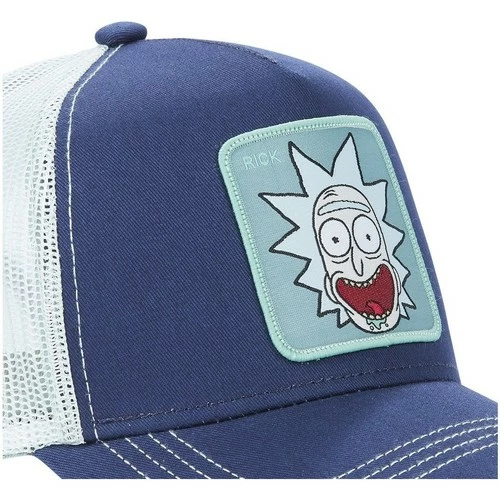 Capslab Casquette trucker Rick et Morty Rick Sanchez for Accessoires textile Couleur Bleu 3 Capslab Casquette trucker Rick et Morty Rick Sanchez for Accessoires textile Couleur Bleu – Image 3
