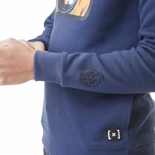 Capslab Sweat à capuche homme Dragon Ball Z Goku for Sweats & Polaires Couleur Bleu 2 Capslab Sweat à capuche homme Dragon Ball Z Goku for Sweats & Polaires Couleur Bleu – Image 2
