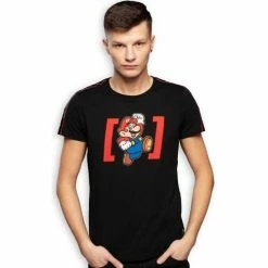 Capslab SUPER MARIO T-shirt Col rond Homme MAR2 for T-shirts & Polos Couleur Noir