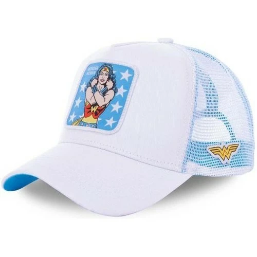 Capslab DC COMICS Casquette Femme MicroCoton WON1 for Accessoires textile Couleur Blanc 1 Capslab DC COMICS Casquette Femme MicroCoton WON1 for Accessoires textile Couleur Blanc