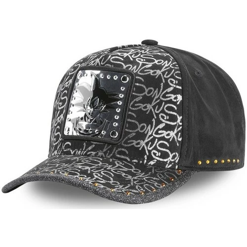 Capslab Casquette Dragon Ball Z Goku effet Peinture for Accessoires textile Couleur Gris 1 Capslab Casquette Dragon Ball Z Goku effet Peinture for Accessoires textile Couleur Gris