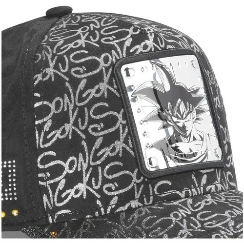 Capslab Casquette Dragon Ball Z Goku effet Peinture for Accessoires textile Couleur Gris 2 Capslab Casquette Dragon Ball Z Goku effet Peinture for Accessoires textile Couleur Gris – Image 2