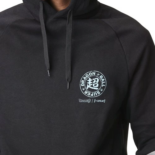 Capslab Sweat à capuche homme Dragon Ball Super Vegeta for Sweats & Polaires Couleur Noir 3 Capslab Sweat à capuche homme Dragon Ball Super Vegeta for Sweats & Polaires Couleur Noir – Image 3
