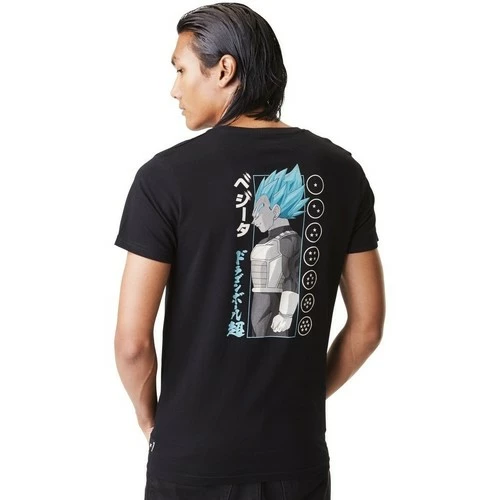 Capslab T-Shirt homme Dragon Ball Super Vegeta for T-shirts & Polos Couleur Noir 2 Capslab T-Shirt homme Dragon Ball Super Vegeta for T-shirts & Polos Couleur Noir – Image 2