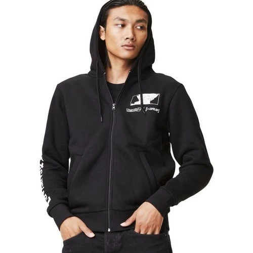 Capslab Sweat à capuche avec zip homme Dragon Ball Z Goku for Sweats & Polaires Couleur Noir 3 Capslab Sweat à capuche avec zip homme Dragon Ball Z Goku for Sweats & Polaires Couleur Noir – Image 3