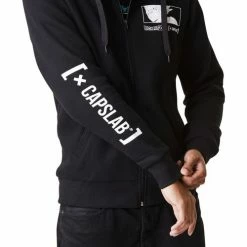 Capslab Sweat à capuche avec zip homme Dragon Ball Z Vegeta for Sweats & Polaires Couleur Noir -Capslab Soldes Magasin 22427904 500 C