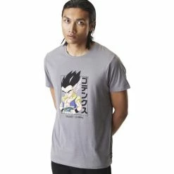 Capslab T-shirt homme col rond Dragon Ball Z Goten for T-shirts & Polos Couleur Gris