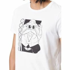 Capslab T-shirt homme col rond Dragon Ball Z Kame Sen-nin for T-shirts & Polos Couleur Blanc -Capslab Soldes Magasin 22427912 500 C