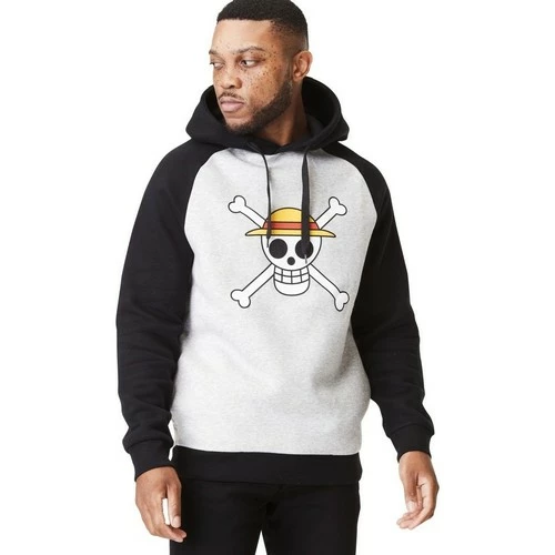 Capslab Sweat à capuche homme One Piece Skull for Sweats & Polaires Couleur Gris 1 Capslab Sweat à capuche homme One Piece Skull for Sweats & Polaires Couleur Gris