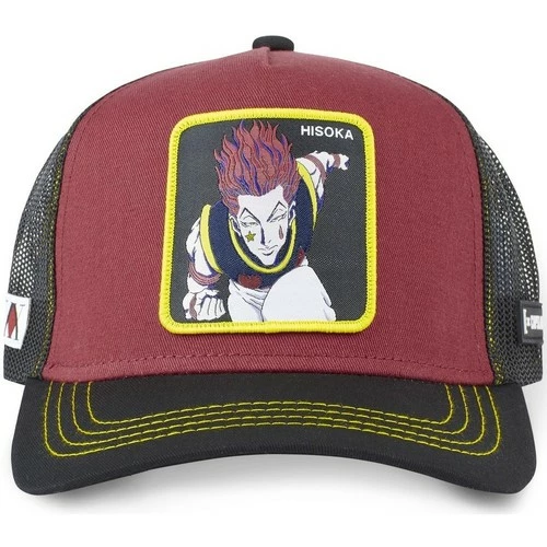 Capslab Casquette trucker avec filet Hunter X Hunter Hisoka for Accessoires textile Couleur Rouge 2 Capslab Casquette trucker avec filet Hunter X Hunter Hisoka for Accessoires textile Couleur Rouge – Image 2