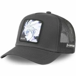 Capslab Casquette trucker avec filet Hunter X Hunter Kirua Zoldik for Accessoires textile Couleur Gris