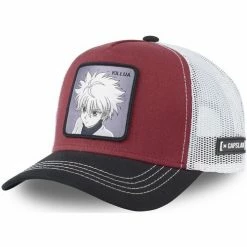Capslab Casquette trucker avec filet Hunter X Hunter Kirua Zoldik for Accessoires textile Couleur Rouge